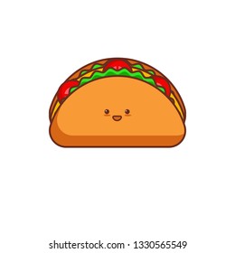 Cute Sandwitch Vector Character Cartoon