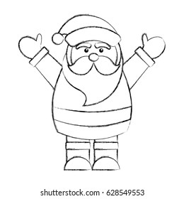 cute santa claus avatar character