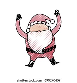 Cute santa claus cartoon