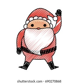 Cute santa claus cartoon