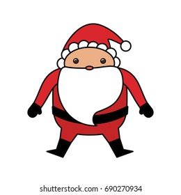 Cute santa claus cartoon