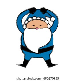 Cute santa claus cartoon