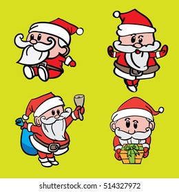 cute santa claus character