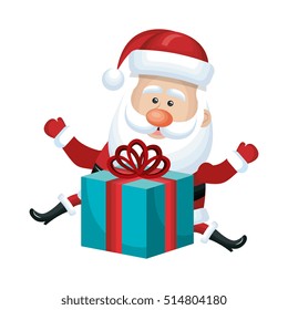 cute santa claus character