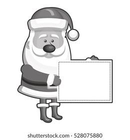 cute santa claus character