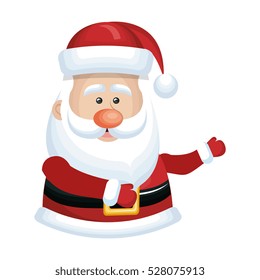 cute santa claus character