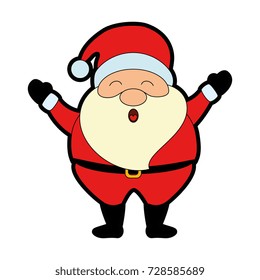 cute santa claus character