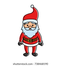 cute santa claus character