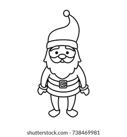 cute santa claus character