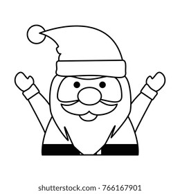 cute santa claus character