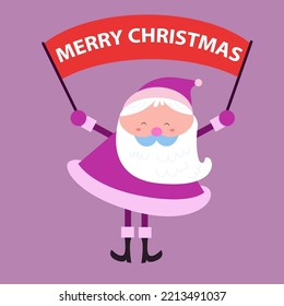 Cute santa claus character collection