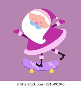 Cute santa claus character collection