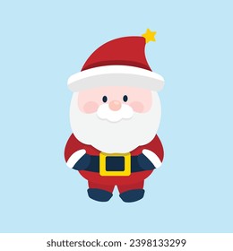 Un vector de caracteres lindo de Santa Claus