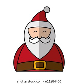 cute santa claus character vector illustration design
