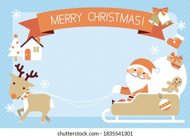 Cute Santa Claus Christmas Card