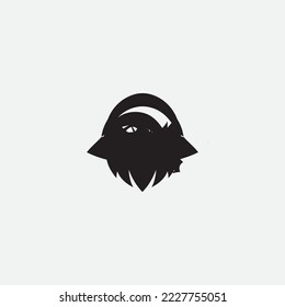 cute santa claus christmas simple design white beard cheerful