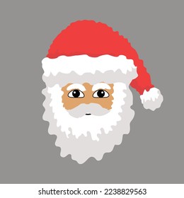 cute santa claus design for christmas day celebration