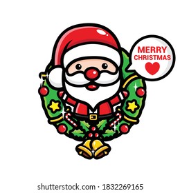 cute santa claus designs and christmas decorations