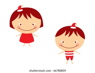 cute santa claus doodle