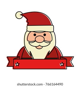 cute santa claus kawaii character