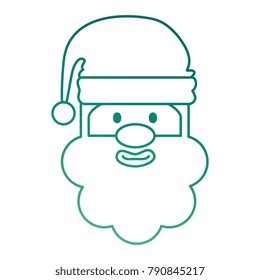 cute santa claus kawaii character