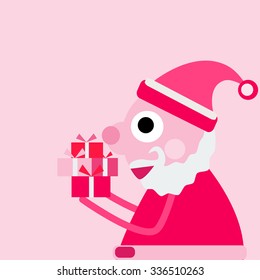 cute santa claus vector