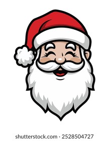 cute Santa Claus vector art for Christmas