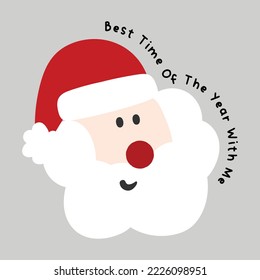 cute santa claus vector illustration