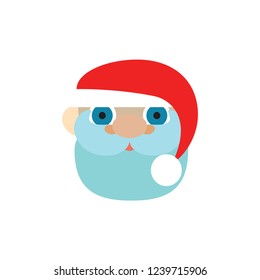 cute santa vector, icon
