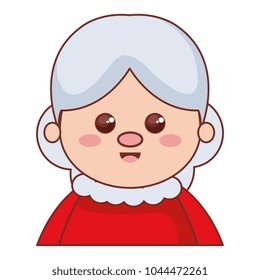 cute santa wife character