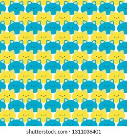 Cute sat sweet pattern vector