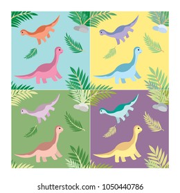 Cute Sauropod Tile