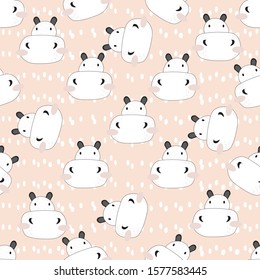 Cute Scandinavian animal seamless pattern design. Can use for print, template, fabric, presentation, textile, banner, poster