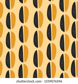 Cute Scandinavian Terracotta Pattern in modern colours. Modern abstract art for prints.  Nordic Design