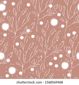 Cute Scandinavian Terracotta Pattern in modern colours.  Modern abstract art for prints.  Nordic Design