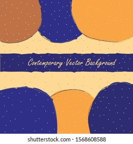 Cute Scandinavian Terracotta Pattern in modern colours. Contemporary Background. Modern abstract art for prints.  Nordic Design.