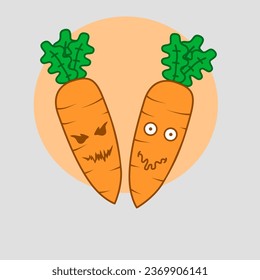 Cute scary fruit collection as Halloween monsters. for your food and halloween design. Fruit food concept