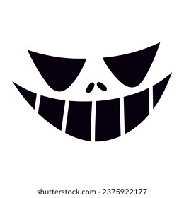 Cute scary Halloween faces for jack pumpkin stencils. Halloween faces for jack pumpkin stencils. Evil pumpkin's eyes and mouths. Spooky creepy funny lantern head stencils