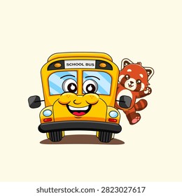 Cute School Bus 