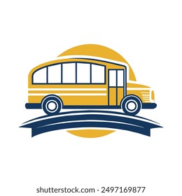 A Cute School Bus Vector Illustration - Ideal for T-shirt Design, Hoodie Design, Pillow Cover Design, and More