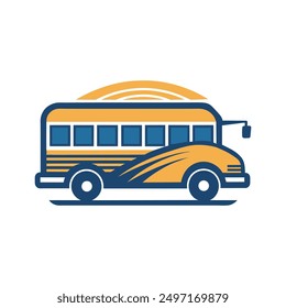 A Cute School Bus Vector Illustration - Ideal for T-shirt Design, Hoodie Design, Pillow Cover Design, and More