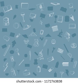 Cute school doodles background