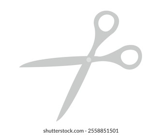 Cute Scissors Illustration Scissors Icon.