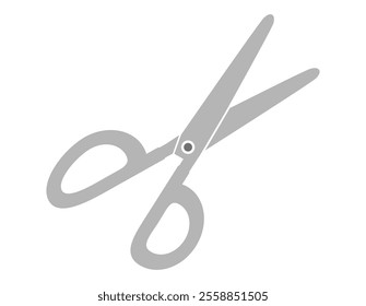 Cute Scissors Illustration Scissors Icon.