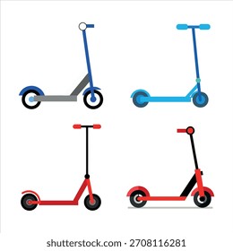 Diseño lindo del Arte vectorial de la vespa