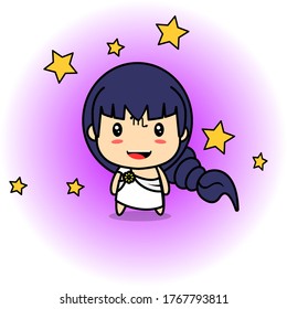 Cute Scorpio Zodiac Vectordesign