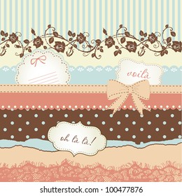 Cute scrapbook elements