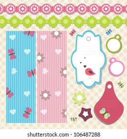 cute scrapbook elements