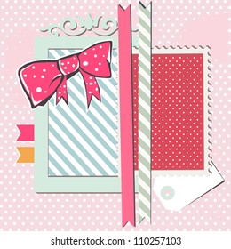 Cute scrapbook elements