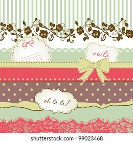 Cute scrapbook elements